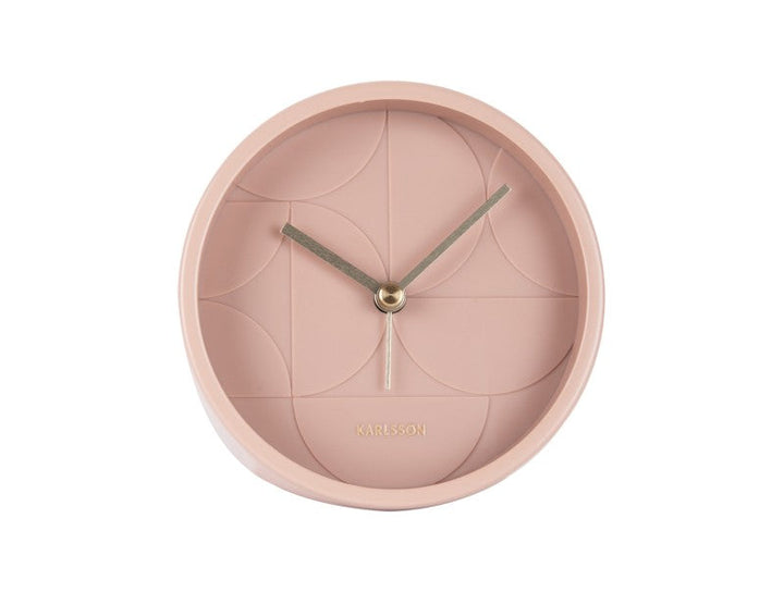 Alarm Clock Echelon Circular - Faded pink Additional 1