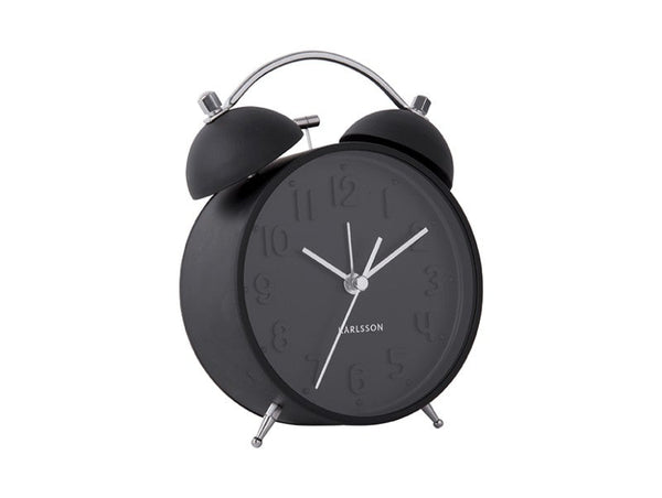 Karlsson Alarm Clock Iconic - Black