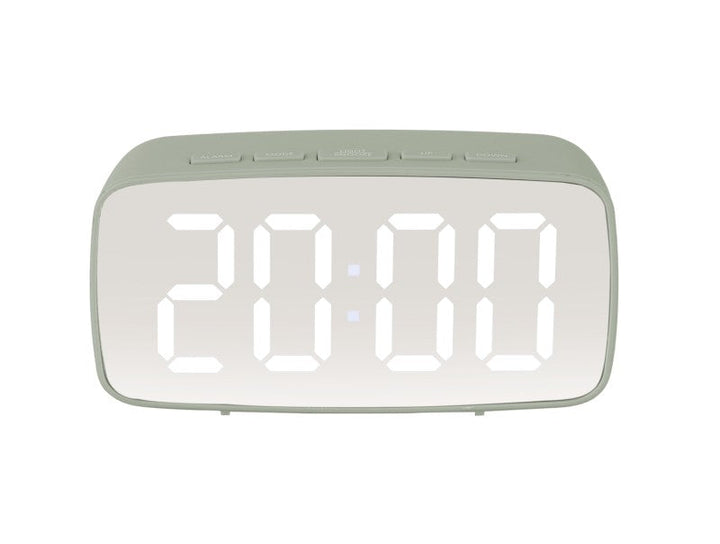 Alarm Clock Mirror LED Oval - Jungle green Additional 1