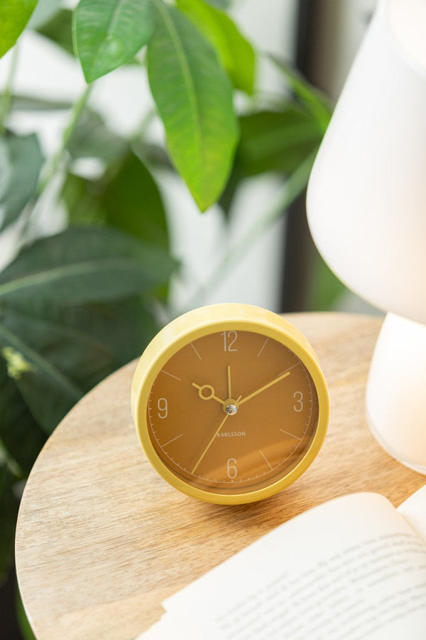 Alarm Clock Monocle - Ochre yellow