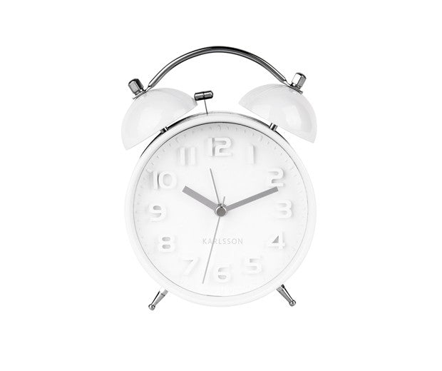 Alarm Clock Mr White - White Additional 1