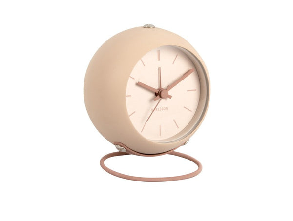 Alarm Clock Nirvana Globe - Sand brown