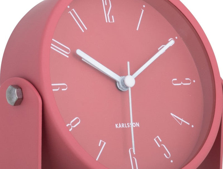 Alarm Clock Regal Numbers - Blush red Additional 3