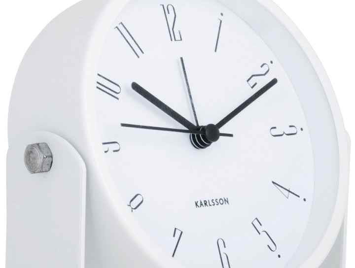 Alarm Clock Regal Numbers - White Additional 4