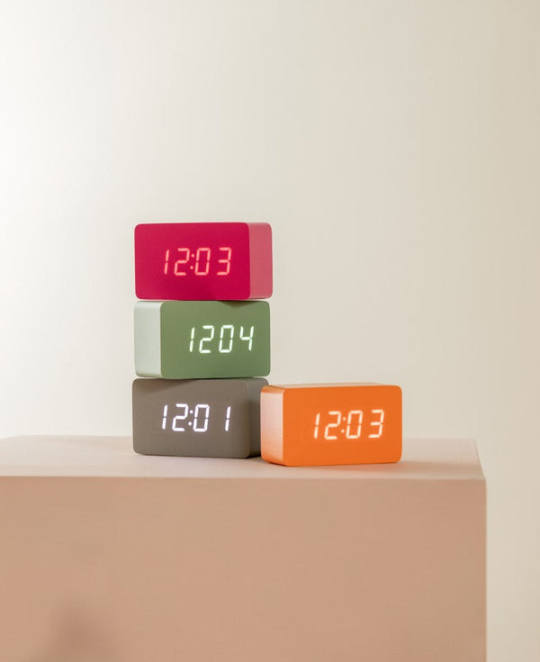 Alarm Clock Spry Tube - Bright orange