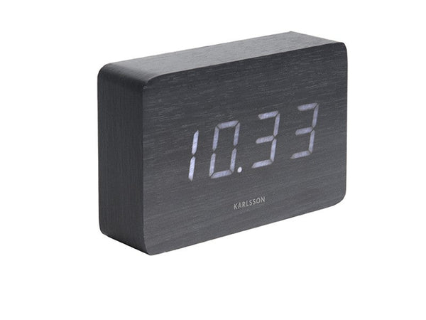 Alarm Clock Square - Black