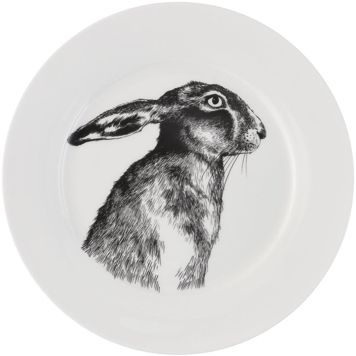 British Wildlife Collection  Hare dinner plate