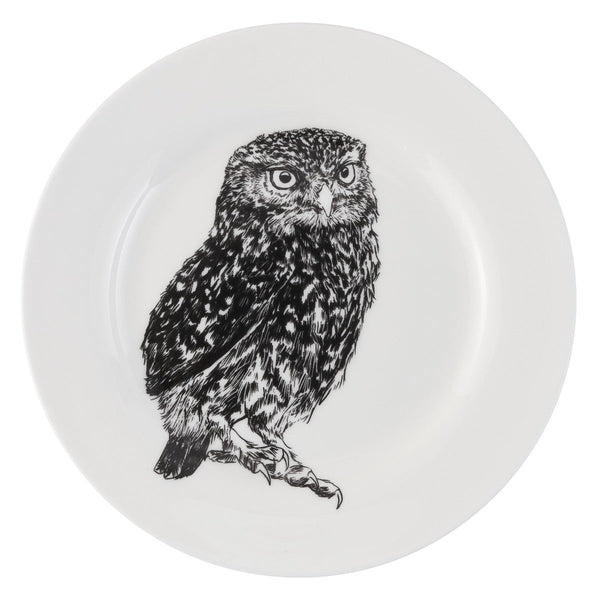 British Wildlife Collection  Owl side plate