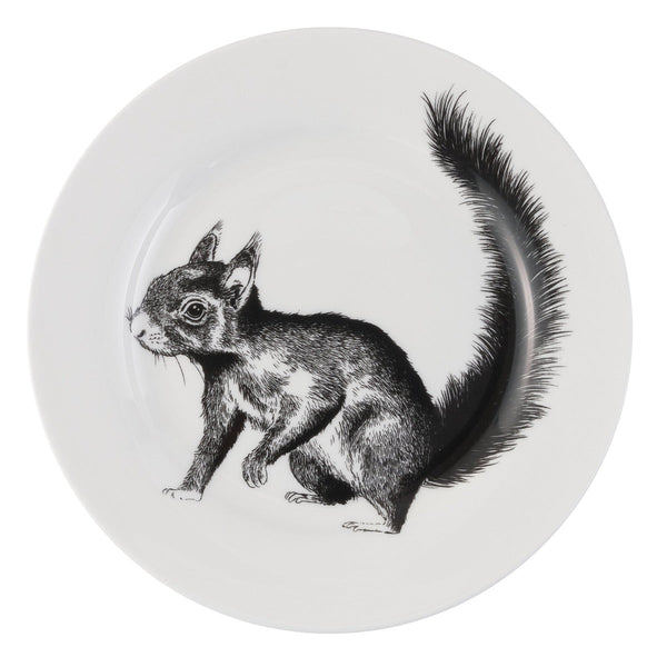 British Wildlife Collection  Squirrel side plate