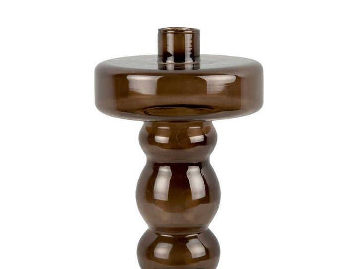 Candle Holder Pawn Large - Chocolate brown Additional 3