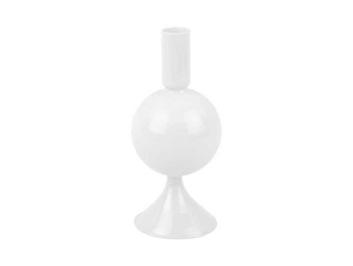 Candle Holder Sparkle Ball - White Additional 1