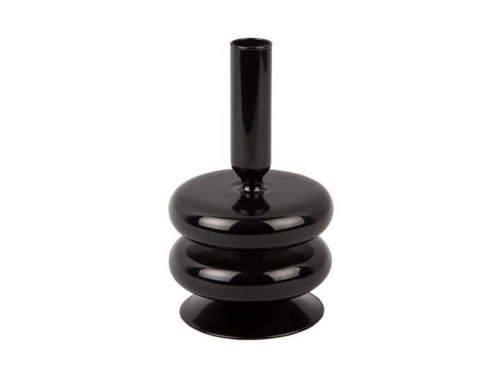 Candle Holder Sparkle Double Ring - Black Additional 2
