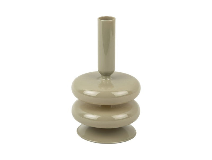 Candle Holder Sparkle Double Ring - Grayed jade Additional 2