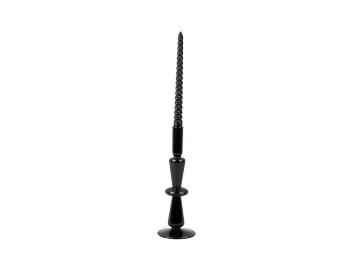 Candle Holder Sparkle Tall - Black Additional 1