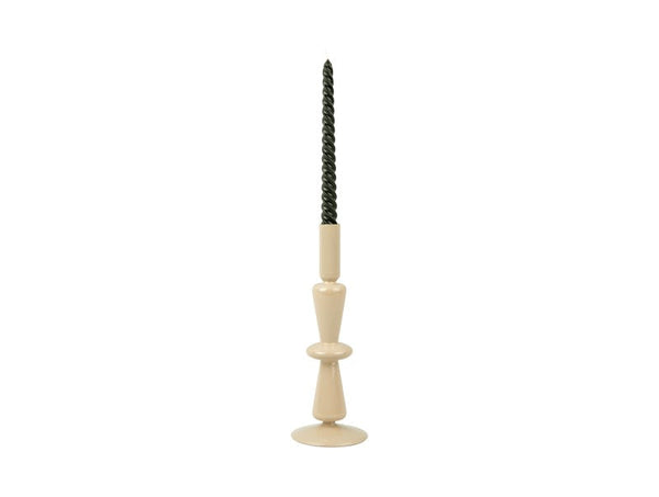 Candle Holder Sparkle Tall - Sand brown