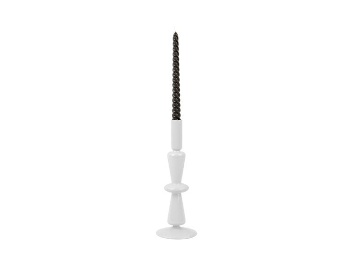 Candle Holder Sparkle Tall - White Additional 2