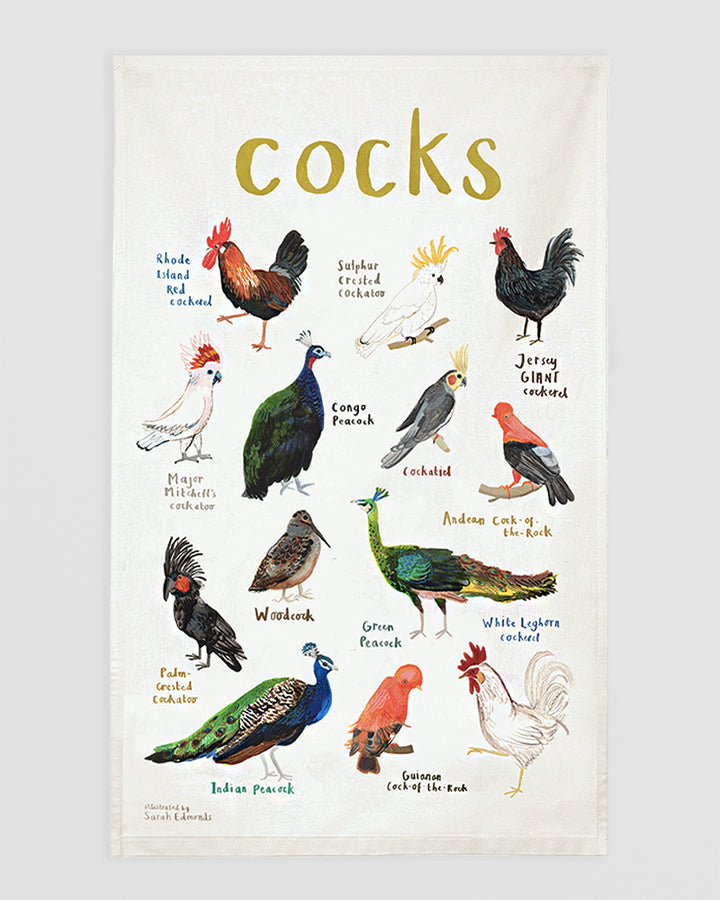 Cocks Tea Towel [D] Additional 1