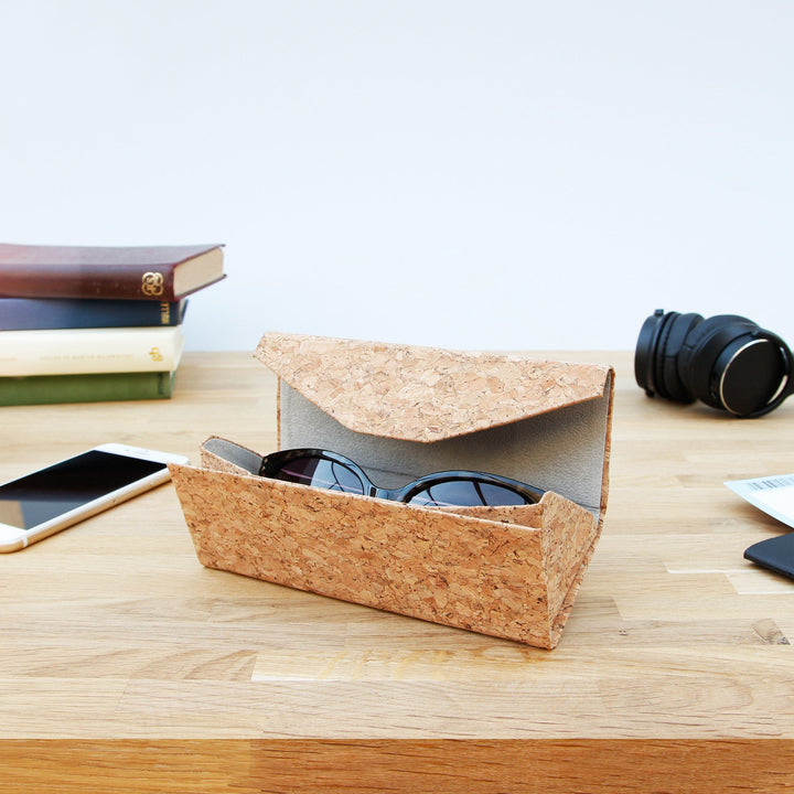 Cork Glasses Case