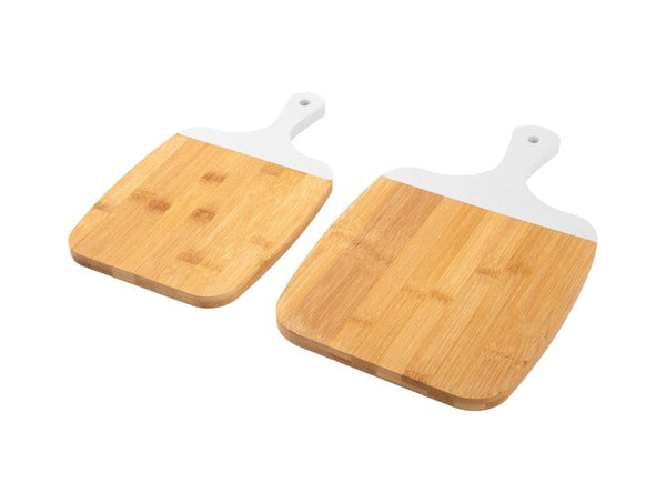 Cutting Board Set Gourmet - White