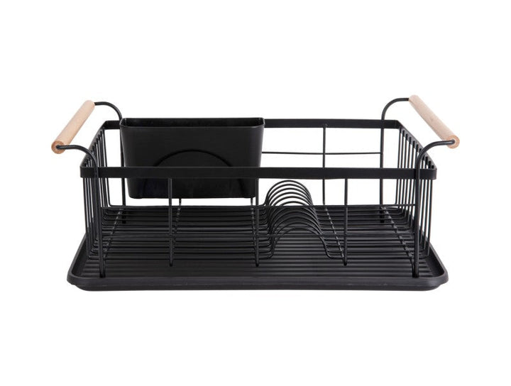 Dish Rack Bamboo Accent - Black Additional 1