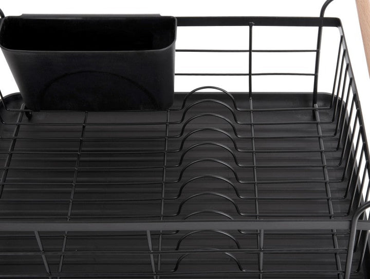 Dish Rack Bamboo Accent - Black Additional 5