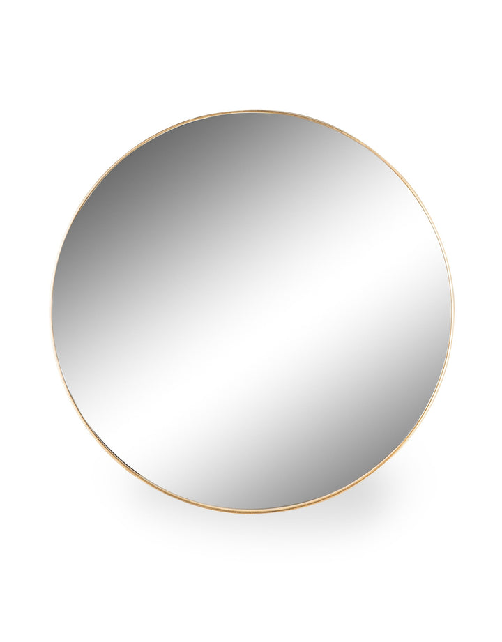 Extra Large Round Gold Framed Arden Wall Mirror