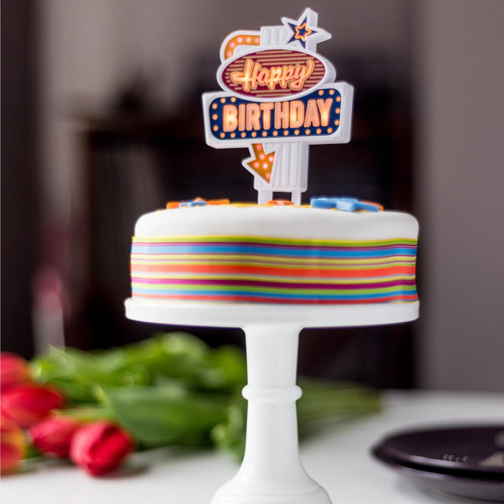 Flashing Cake Topper