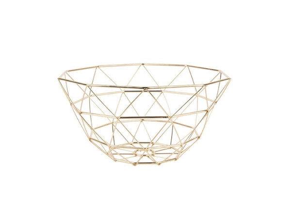 Fruit Basket Diamond Cut - Gold plated