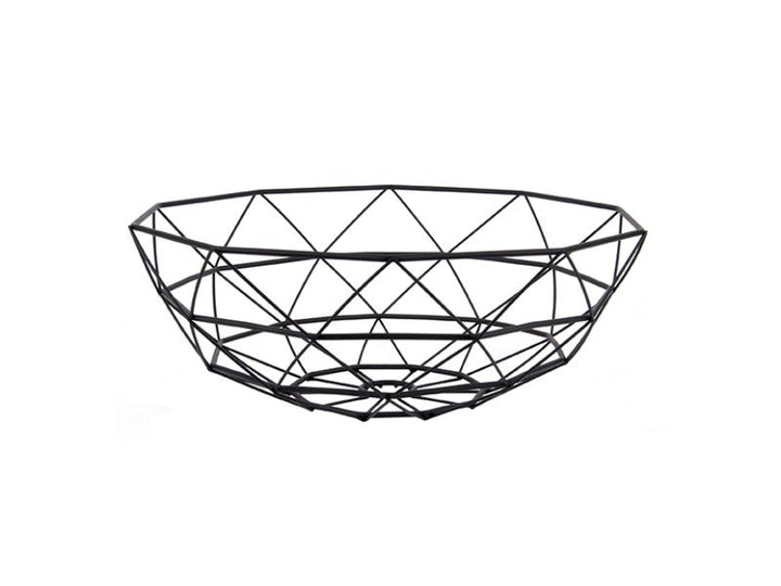 Fruit Basket Diamond Cut Large - Black Additional 1