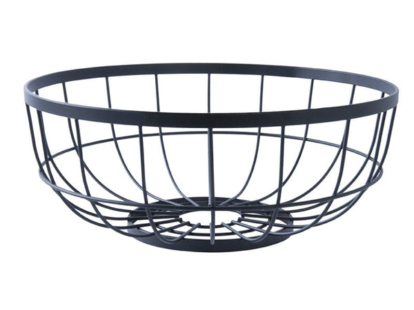 Fruit Basket Open Grid - Black