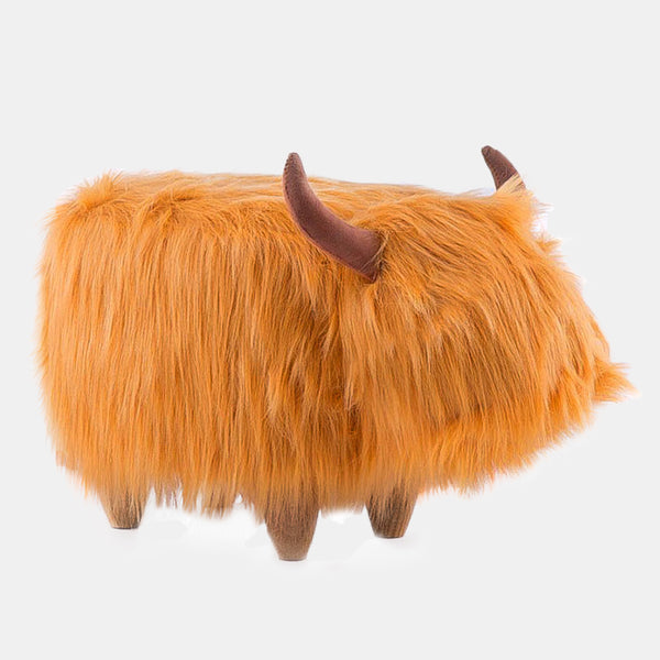 Hamish the Highland Cow Footstool