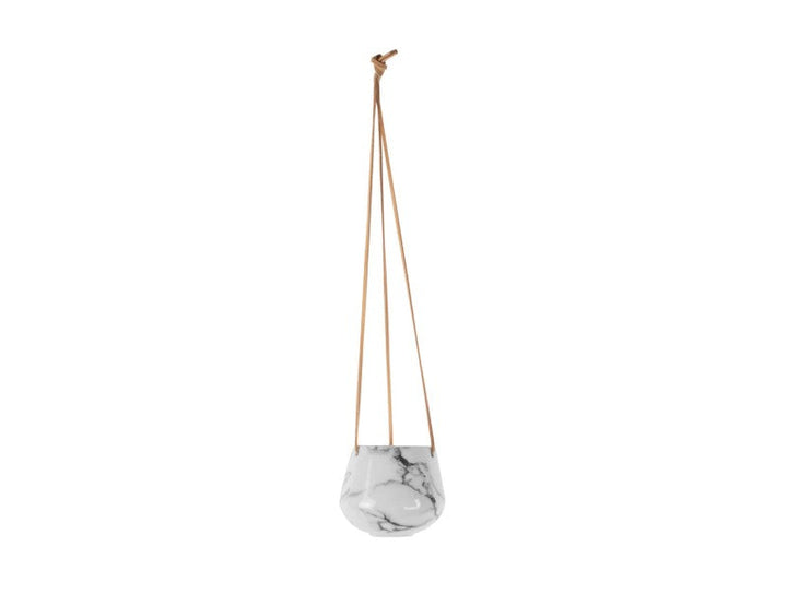 Hanging Pot Skittle Small Marble - White Additional 1