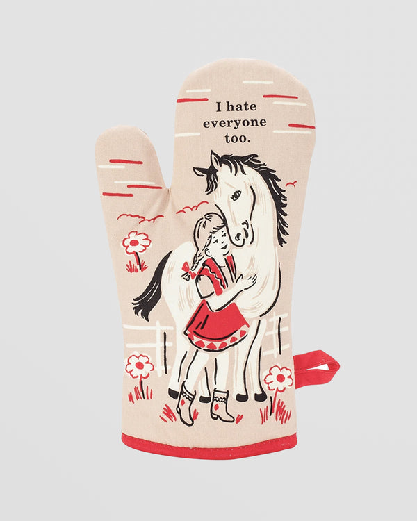 I Hate Everyone Too Oven Glove