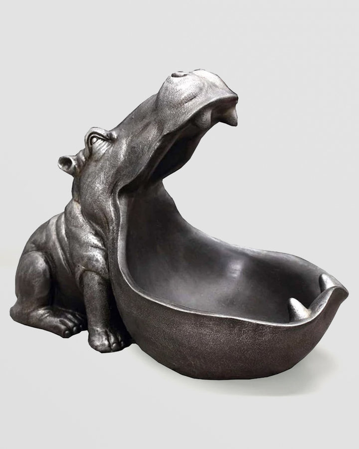 Hungry Hippo Desk Tidy - Grey Additional 1