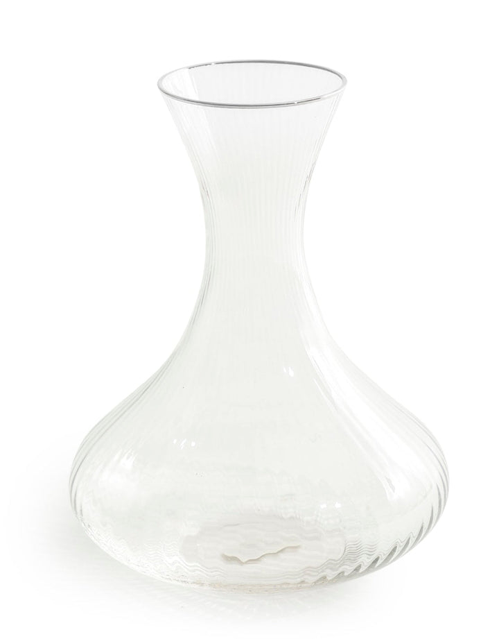 'Italia' Wine Decanter with Silver Rim