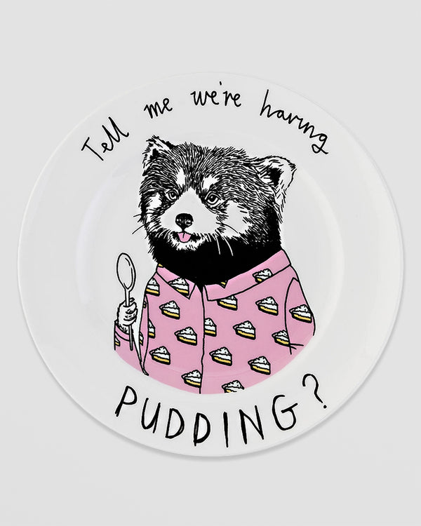 Tell Me We're Having Pudding? Side Plate