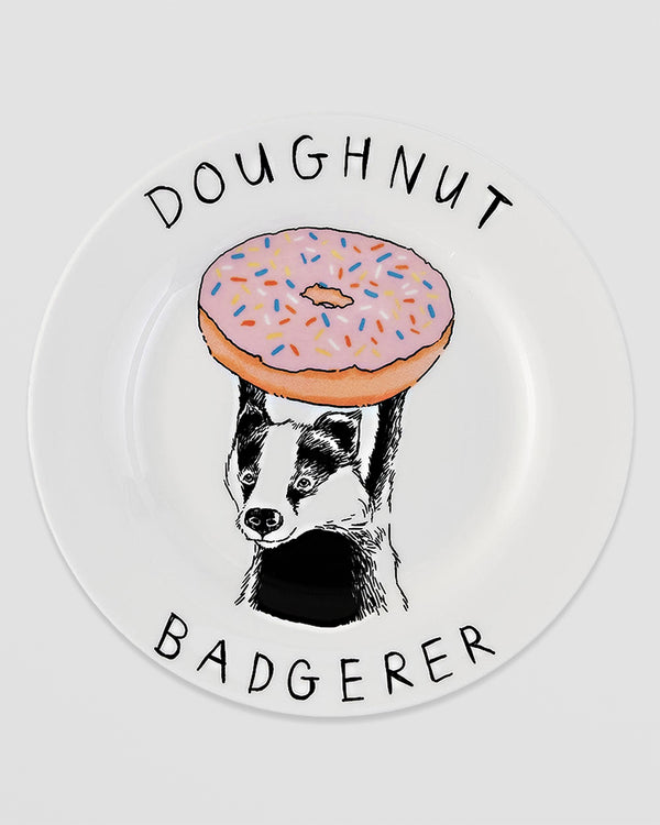 Doughnut Badgerer Side Plate