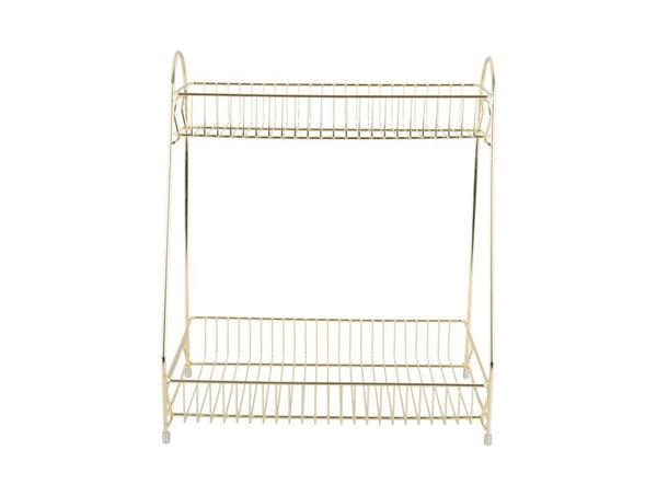 Kitchen Rack Tidy - Gold plated