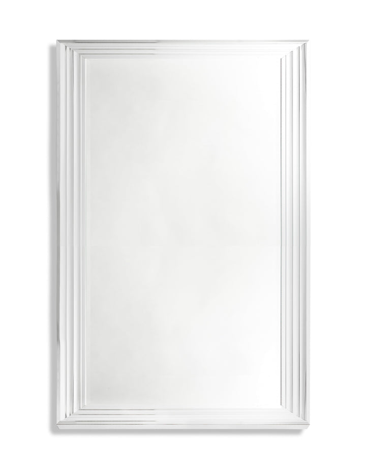 Large Chrome Step-Framed Blackpool Mirror