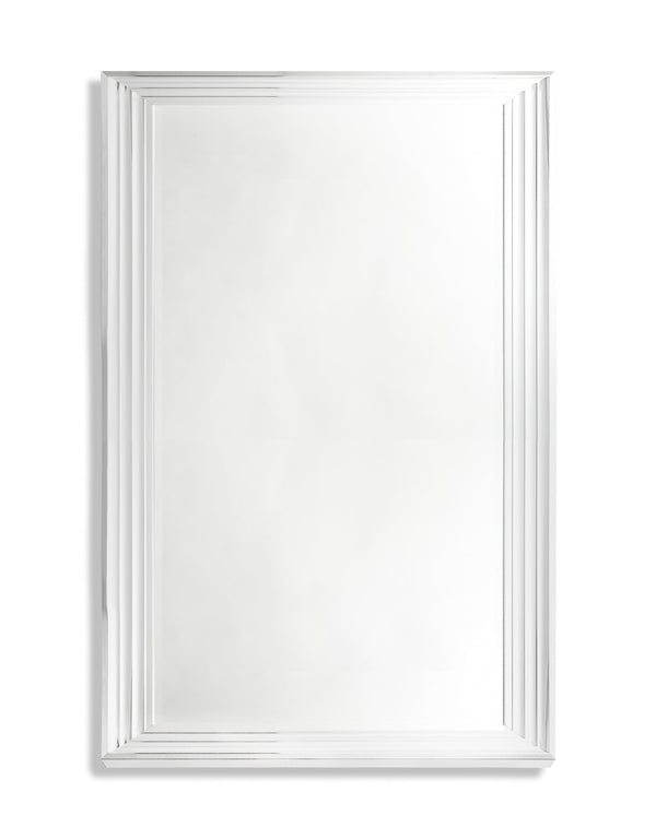 Large Chrome Step-Framed Blackpool Mirror