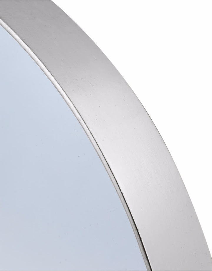 Medium Round Silver Framed Arden Wall Mirror