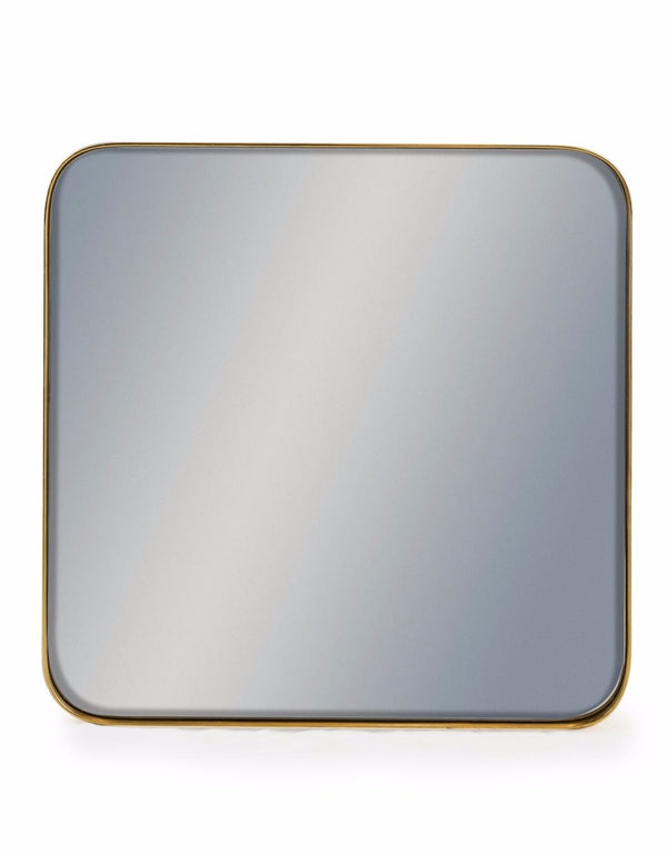 Medium Square Gold Framed Arden Wall Mirror