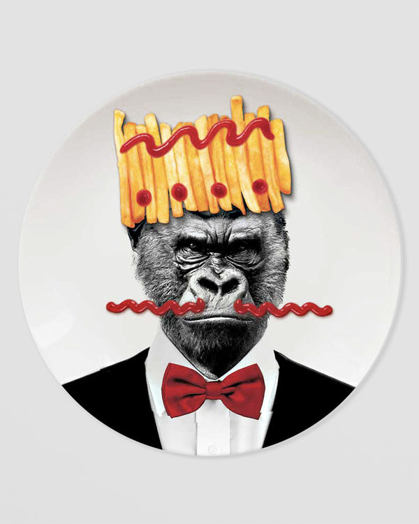 Wild Dining Plate - Gorilla