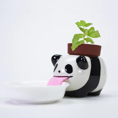 Peropon Drinking Animal Planter - Panda Additional 2