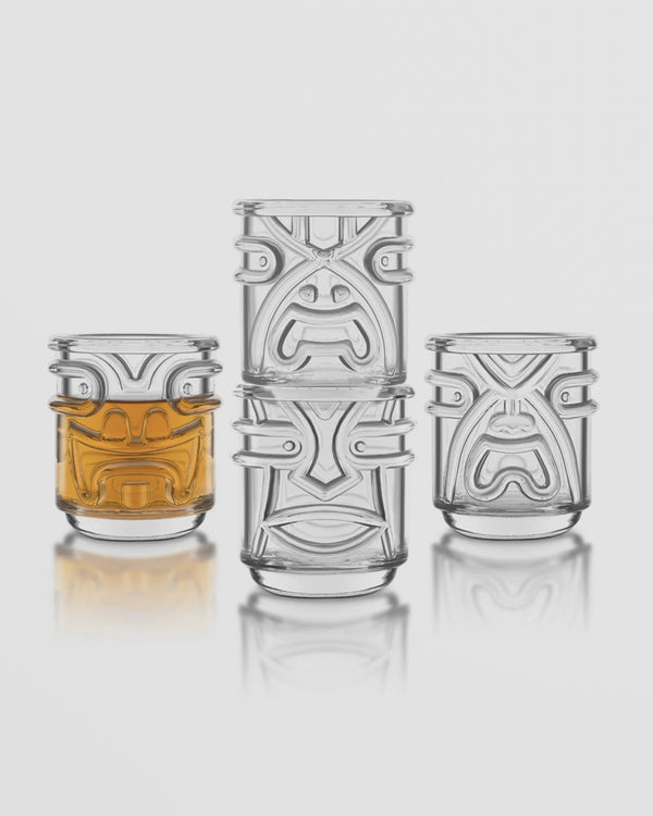 Tiki Tumblers - Set of 4