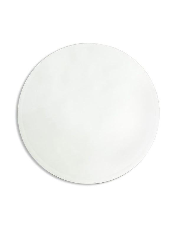 Round Medium Plain Mirror w/ Bevel Edge