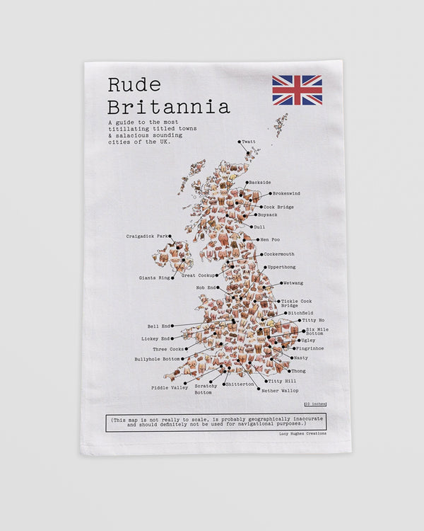 Bawdy Britain Tea Towel