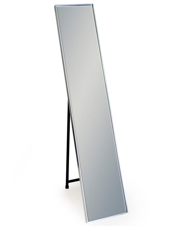 Silver Framed Arden Rectangular Cheval Dressing Mirror