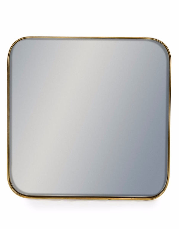 Small Square Gold Framed Arden Wall Mirror