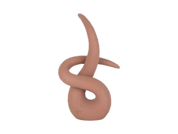 Statue Abstract Art Knot - Terracotta orange Additional 1